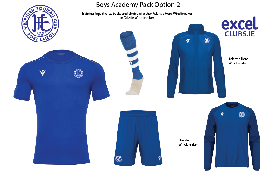 Boys Academy Pack Option 2