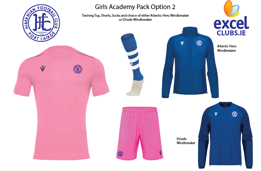 Girls Academy Pack Option 2